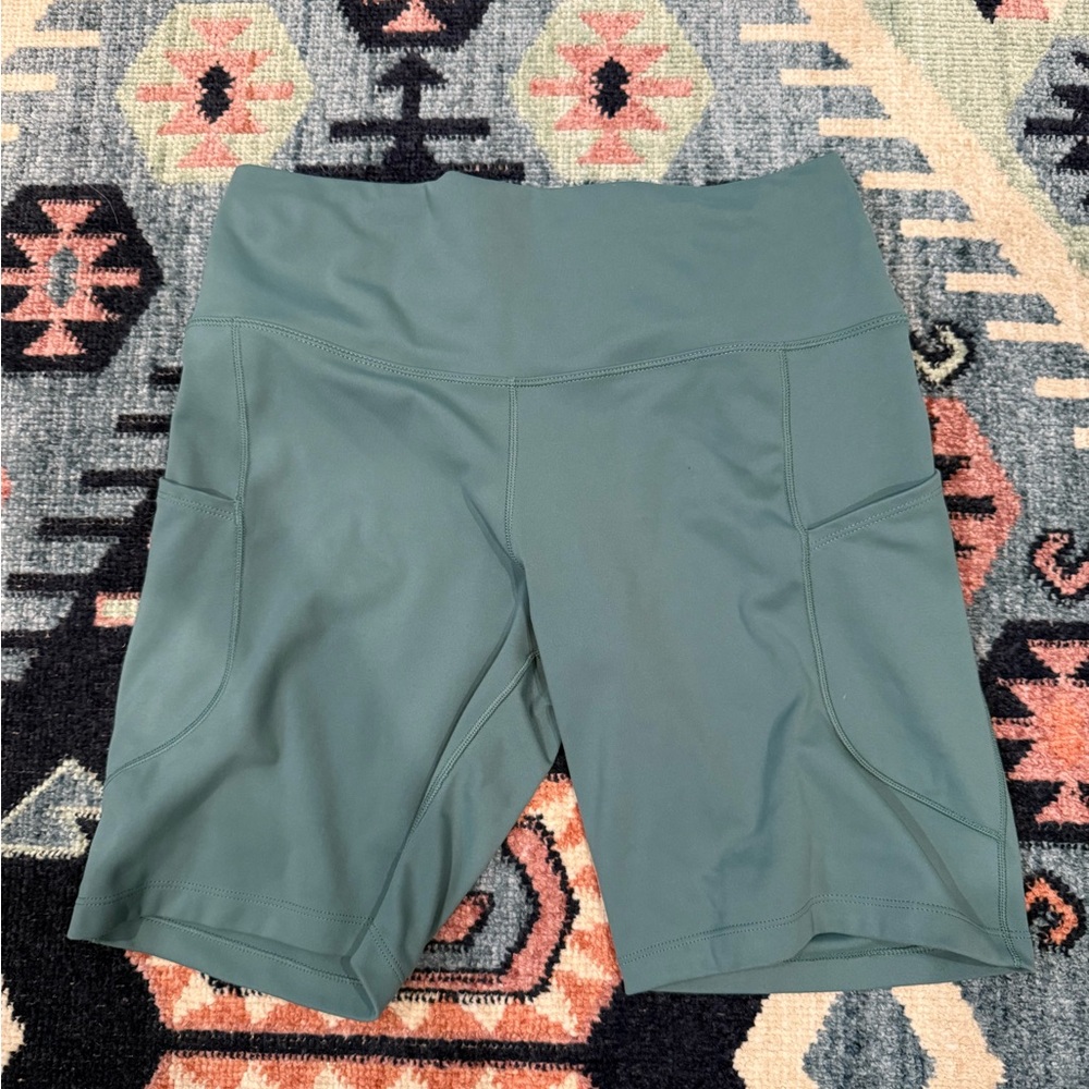 Nike Women's Teal Bike Shorts